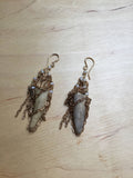 Insouciant Studios Dearborn Earrings Antler and Pearl