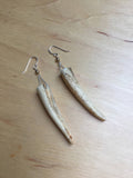 Insouciant Studios Kensie Earrings Antler and Sterling Silver Large