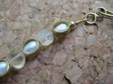Insouciant Studios Capture Necklace Citrine and Pearl