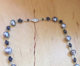 Insouciant Studios Gris Necklace Natural Pearl Spinel and Iolite