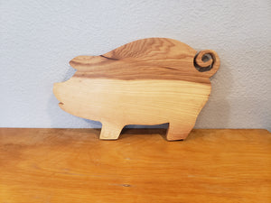 Oink! Hickory Cutting and Serving Board II