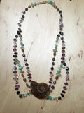 Insouciant Studios Ammonite Gemstone Necklace