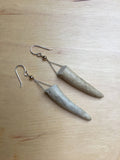 Insouciant Studios Kensie Earrings Antler and Sterling Silver Small