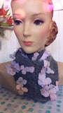 Bluster Floral Cowel Triangle Scarf