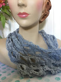 Fog Hand Knit Pullover Scarf