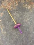 Purple Posy Mini Drop Spindle