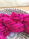 Insouciant Studios Hand Spun Silk Yarn Roses are...