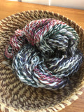 Insouciant Studios Hand Spun Wool Silk Yarn Calico