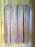 Large Mahogany and Walnut Cutting and Serving Board XVII