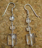 Insouciant Studios Igloo Earrings and Necklace Set in Quartz
