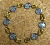 Insouciant Studios Lake Side Bracelet Brass and Lavender Quartz