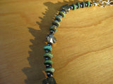 Wanderer Necklace Turquoise Pyrite Hematite