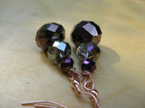 Insouciant Studios Turning Leaves Earrings Autumn Crystal