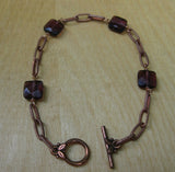 Insouciant Studios Parlour Bracelet Vintage Chain with Amethyst