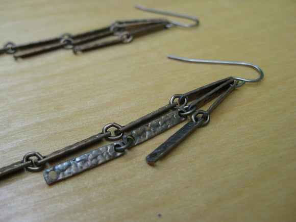 Insouciant Studios Industry Antique Steel Earrings