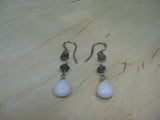 Insouciant Studios Sleet Earrings Labradorite and Snowy Quartz