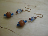 Insouciant Studios Desert Blossom Earrings Turquoise & Carnelian