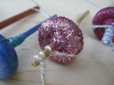 Woolpops Small Top Whorl Drop Spindle Ornament