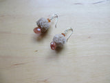 Insouciant Studios Dry Rose Earrings Selenite and Sunstone